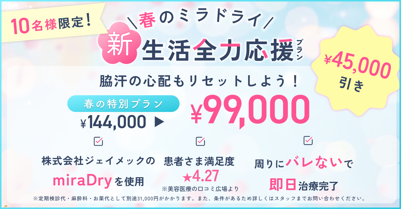 ミラドライキャンペーン